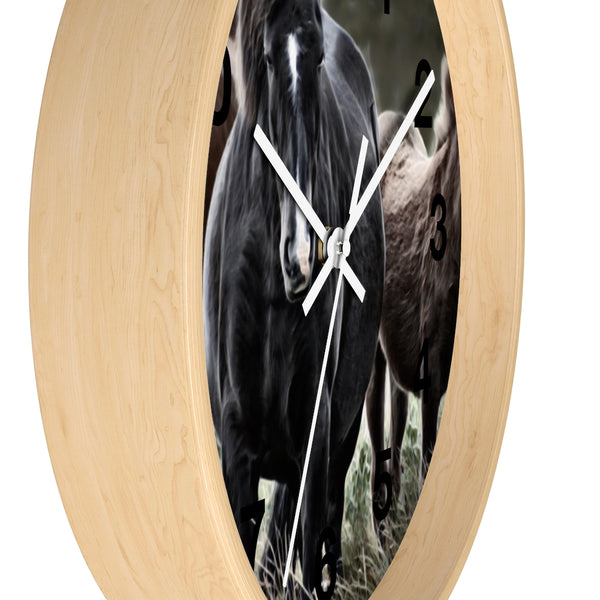 Horse wall clock perfect for any farm house