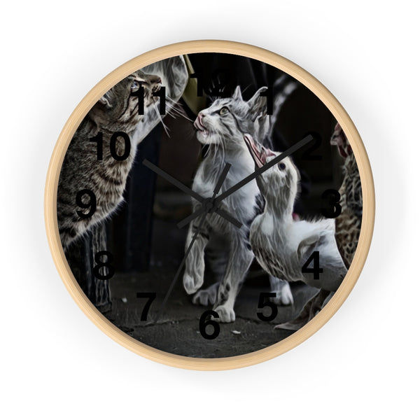 Baby barn animals wall clock perfect for farm house decor
