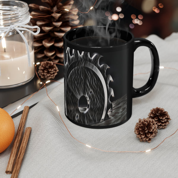 woodworker gift, woodworking mug, woodworking cup, handyman gift, diy coffee mug, handyman coffee mug, handyman coffee cup, handyman mug, handyman cup, sawblade cup, sawblade mug, maker coffee cup, maker coffee mug,