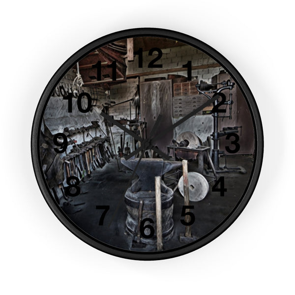 Blacksmith Forge Wall clock