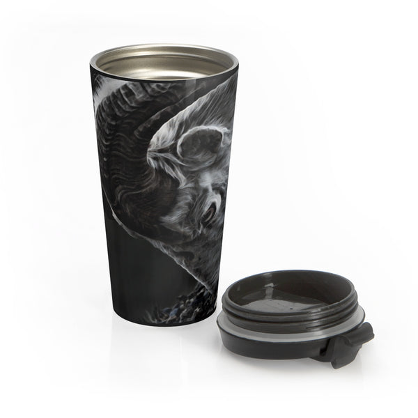 Dall ram travel coffee mug