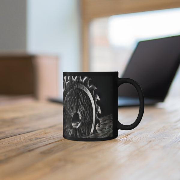 woodworker gift, woodworking mug, woodworking cup, handyman gift, diy coffee mug, handyman coffee mug, handyman coffee cup, handyman mug, handyman cup, sawblade cup, sawblade mug, maker coffee cup, maker coffee mug,