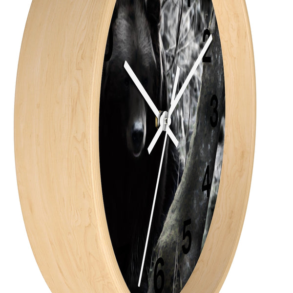 brown bear wall clock perfect for any cabin in the woods