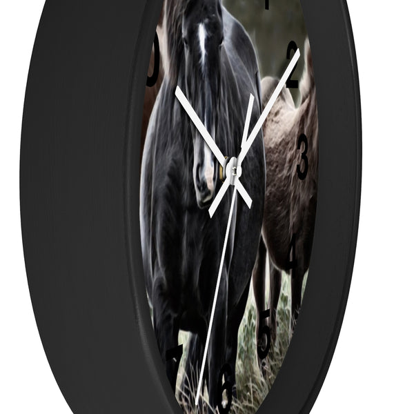 Horse wall clock perfect for any farm house