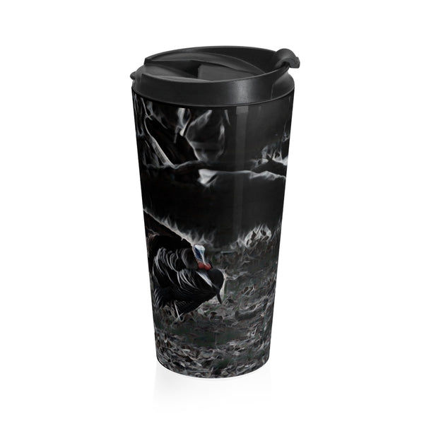 Turkey hunting travel coffee mug