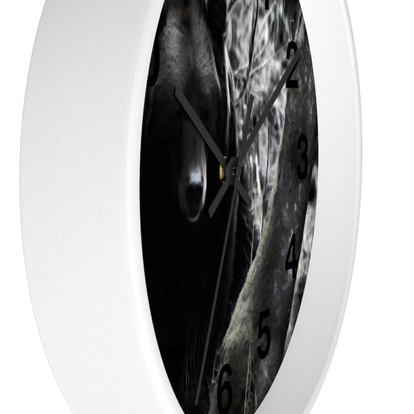 grizzly bear wall clock perfect for your rustic home