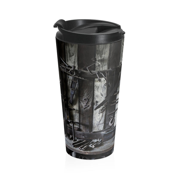 Antique Tools Stainless Steel Travel Mug