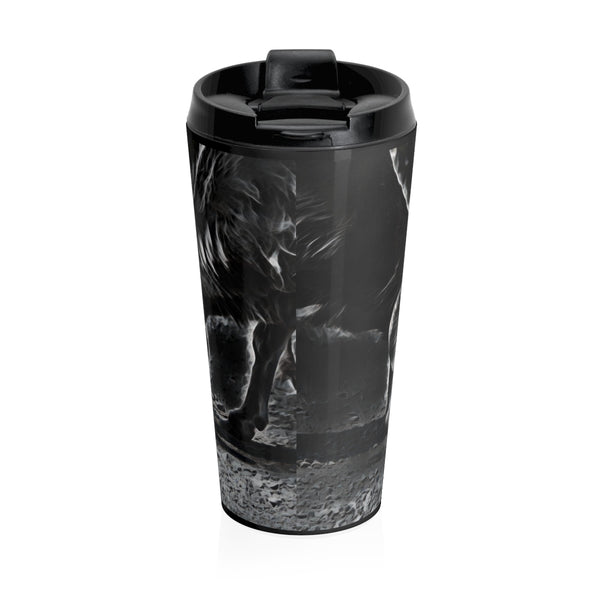 Bighorn sheep travel mug
