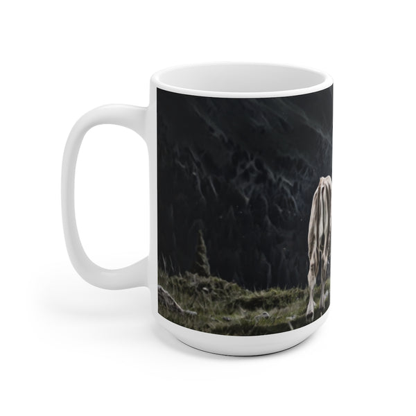 Cows In Mountains Coffee Mug