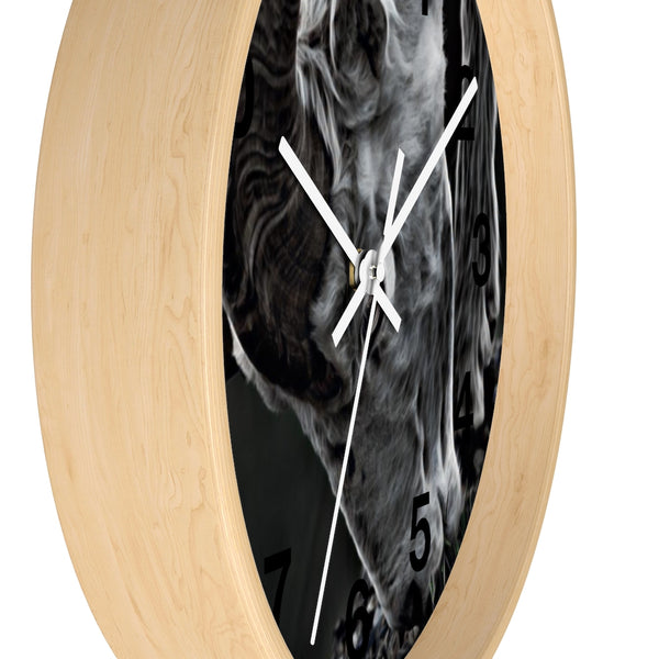 mountain sheep wall clock perfect for your rustic home