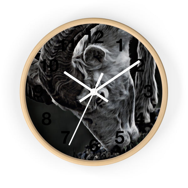dall sheep wall clock perfect for any cabin in the mountains