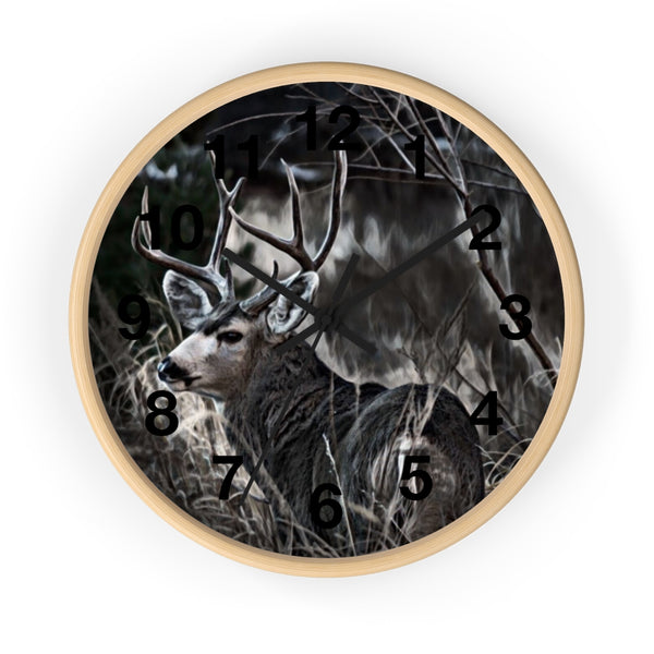 mule buck wall clock perfect for your rustic home
