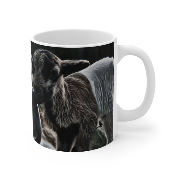 Goat and Dog Coffee Mug