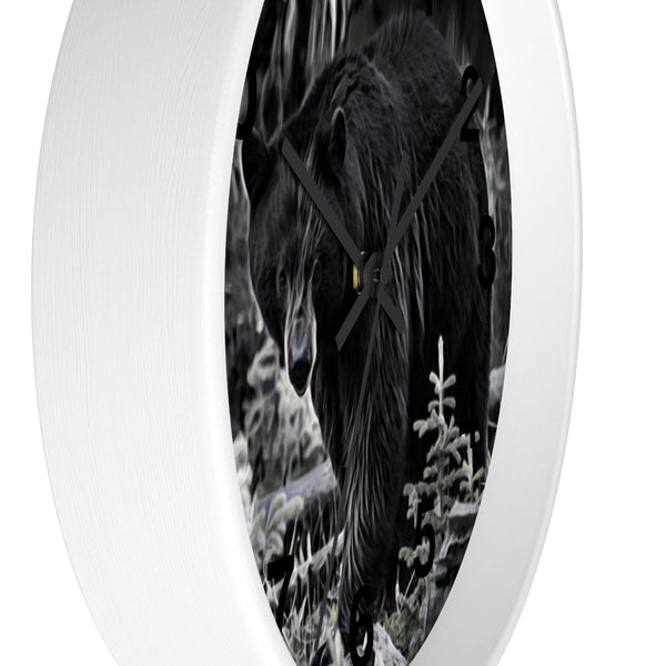 big black bear wall clock perfect for your rustic home