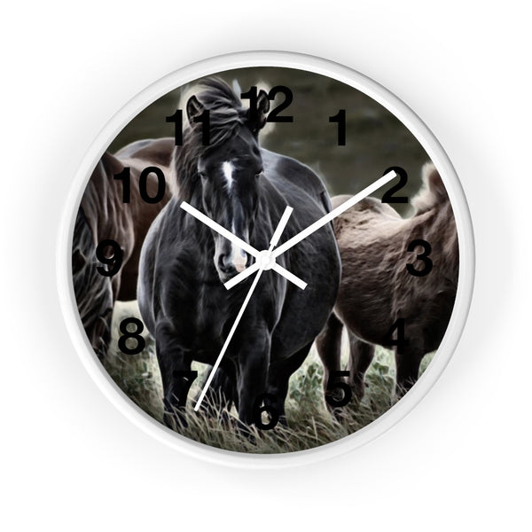 Horse wall clock perfect modern farmhouse decor