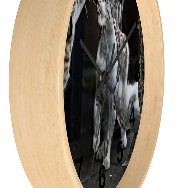 Kitten wall clock perfect farmhouse wall decor