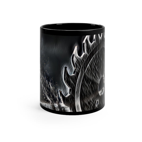 woodworker gift, woodworking mug, woodworking cup, handyman gift, diy coffee mug, handyman coffee mug, handyman coffee cup, handyman mug, handyman cup, sawblade cup, sawblade mug, maker coffee cup, maker coffee mug,