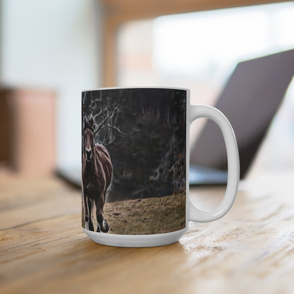 Horses Coffee Mug 15oz