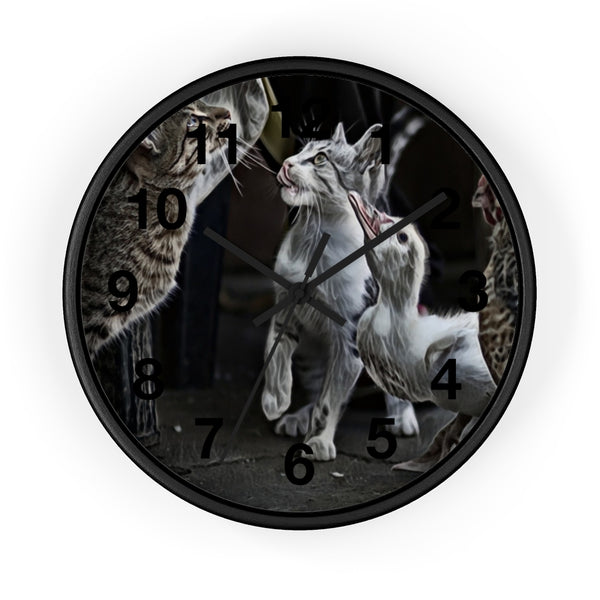 Baby barn animals wall clock perfect for farm house decor