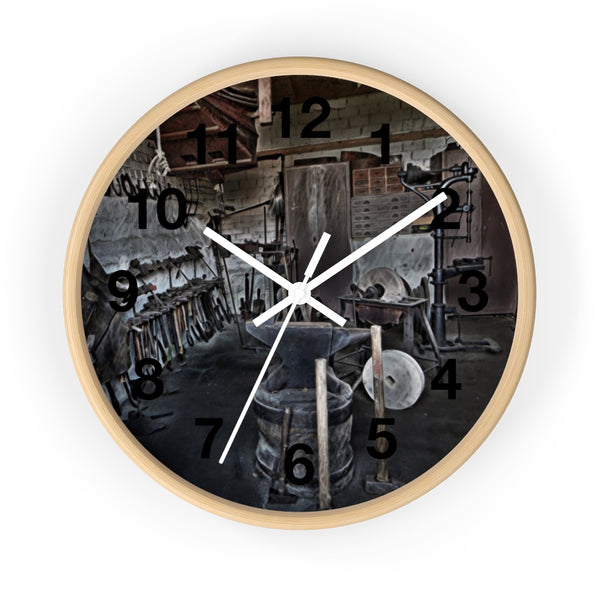 Blacksmith Forge Wall clock