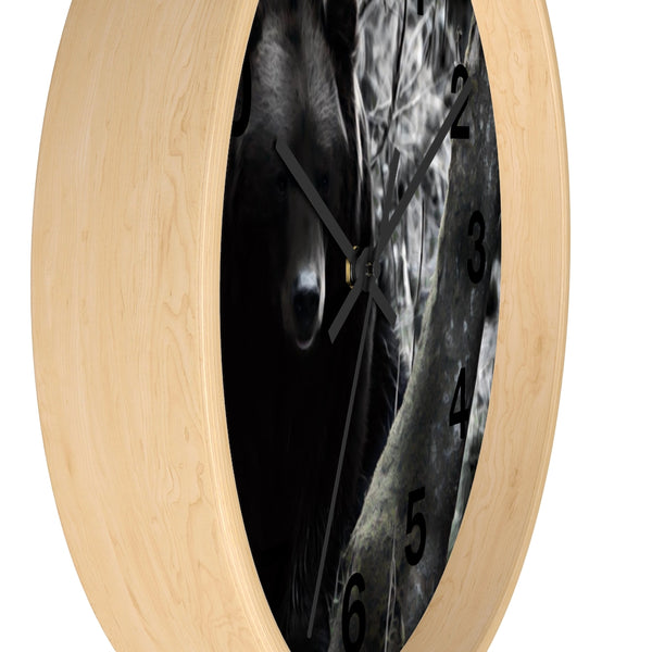 grizzly bear wall clock perfect for your rustic home