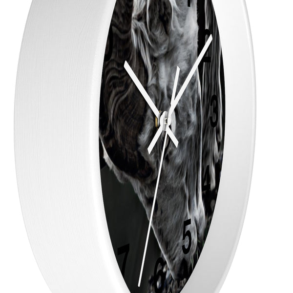 mountain sheep wall clock perfect for your rustic home