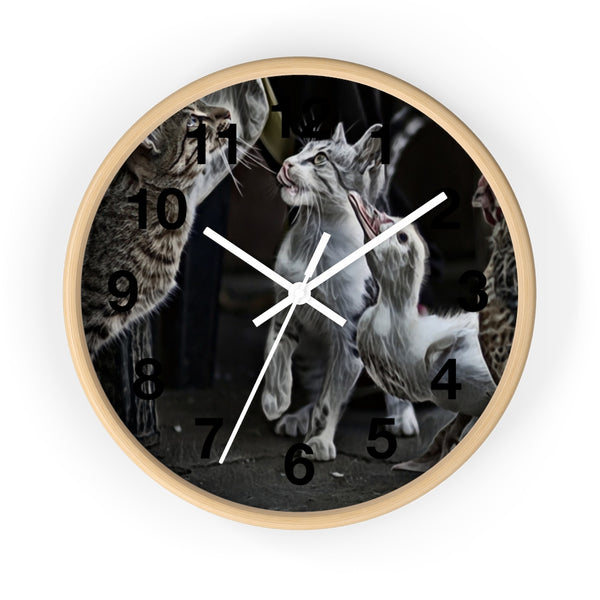 Chicken, Duck, Kitten wall clock perfect modern farmhouse decor