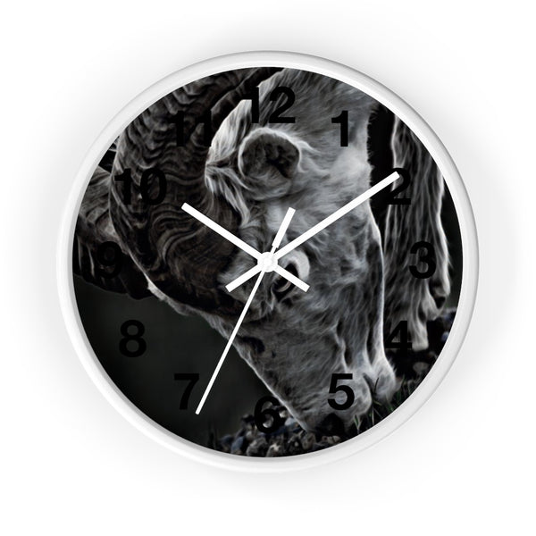 dall sheep wall clock perfect for any cabin in the mountains