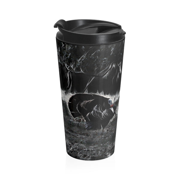 Turkey hunting travel coffee mug