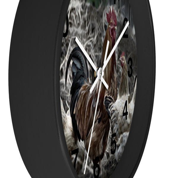 Rooster wall clock perfect for your farm house