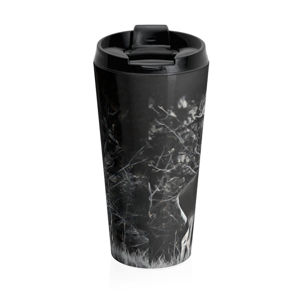 Deer hunting travel mug