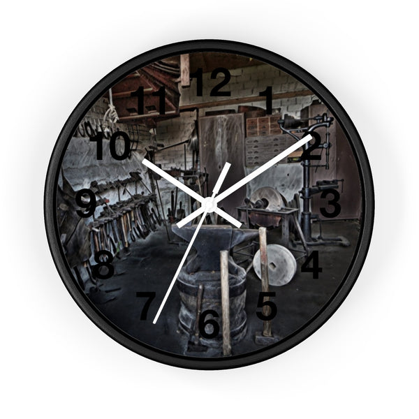 Blacksmith Forge Wall clock