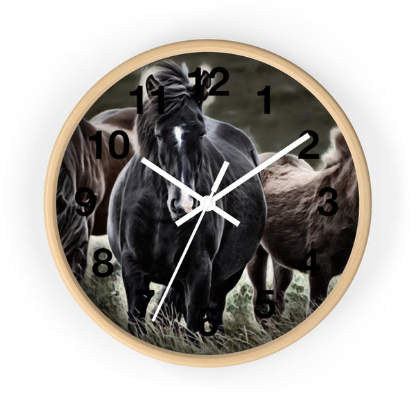 Horse wall clock perfect modern farmhouse decor