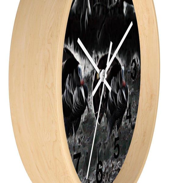 strutting turkey wall clock perfect for your rustic home