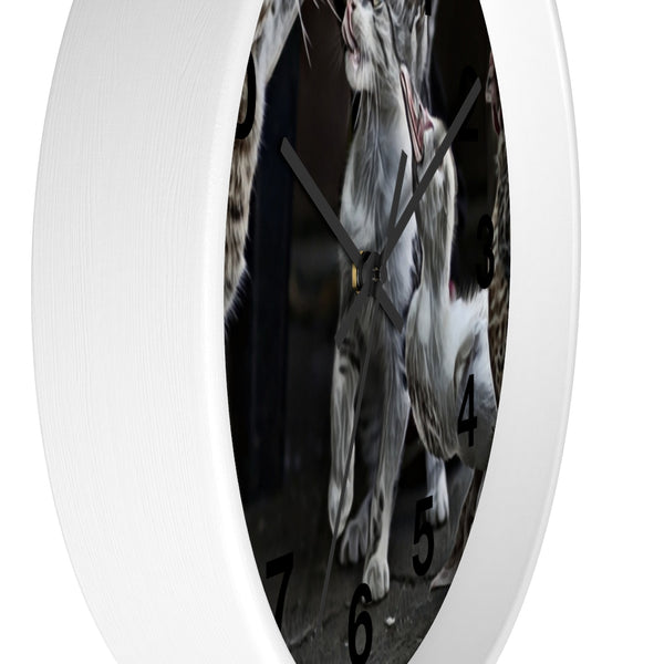 Kitten wall clock perfect farmhouse wall decor