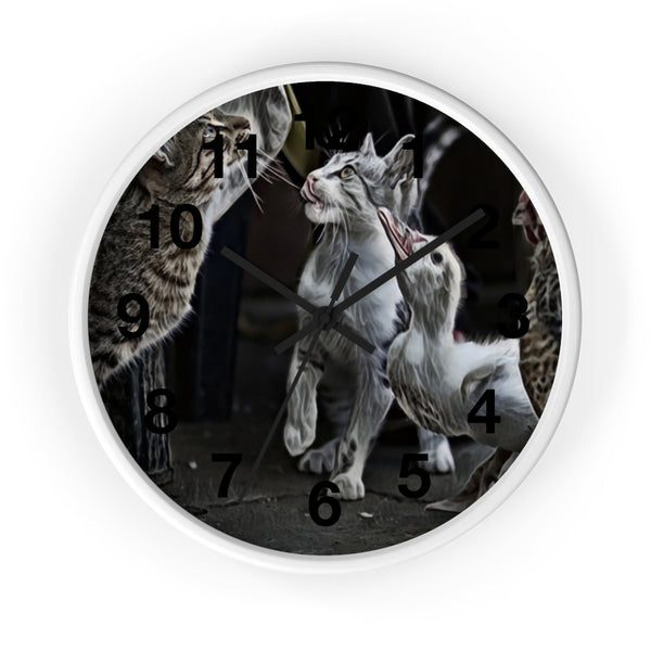 Baby barn animals wall clock perfect for farm house decor