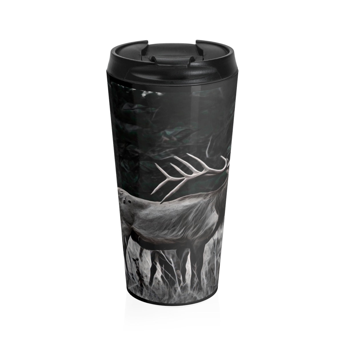 BLACK BUGLING ELK 20 OZ COFFEE MUG