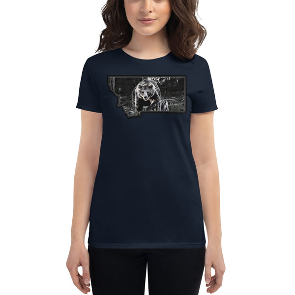Montana Bear Women's Short Sleeve T-Shirt