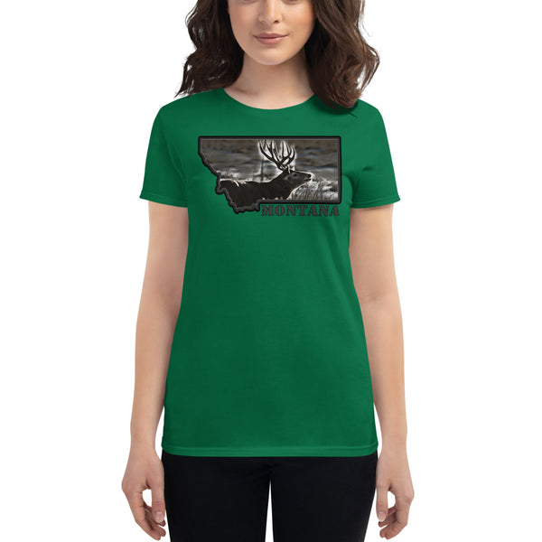 Montana Mule Deer Women's T-Shirt