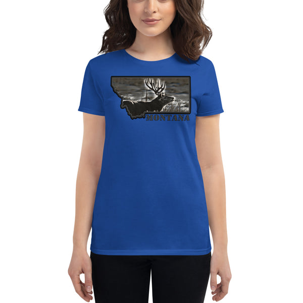Montana Mule Deer Women's T-Shirt