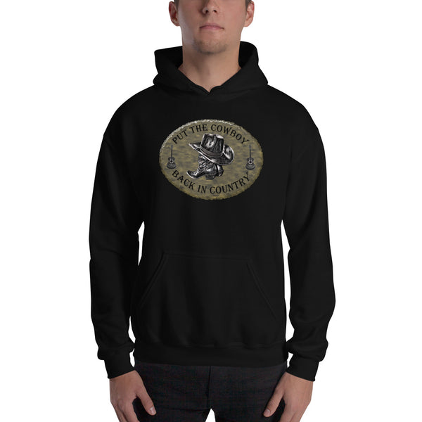 Country Music Cowboy Hooded Sweatshirt