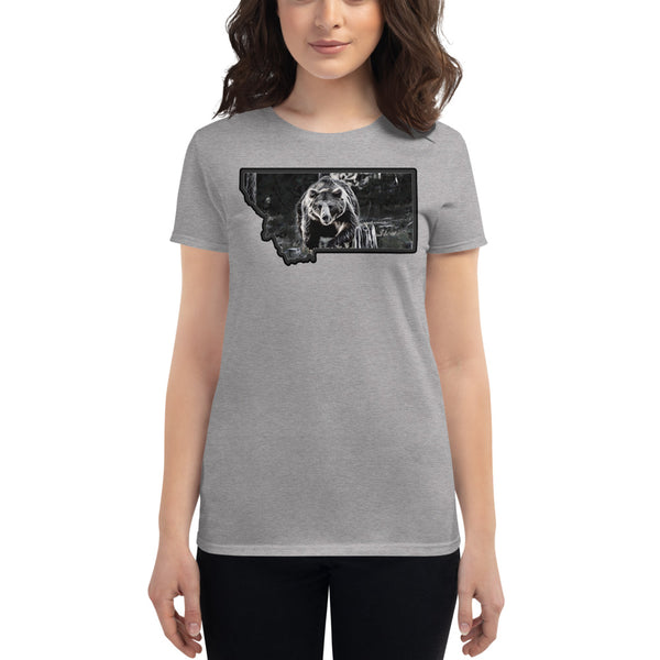 Montana Bear Women's Short Sleeve T-Shirt