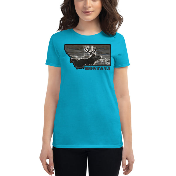 Montana Mule Deer Women's T-Shirt