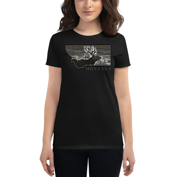 Montana Mule Deer Women's T-Shirt