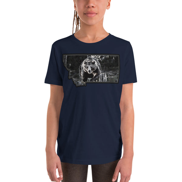 Montana Bear Youth Short Sleeve T-Shirt