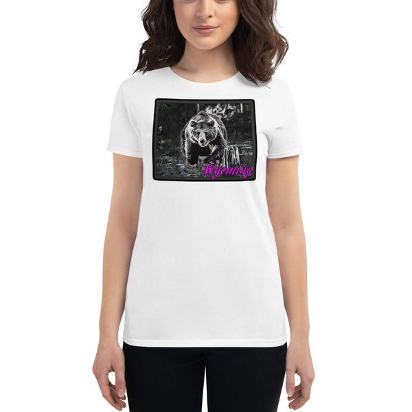 Wyoming Bear Women's Short Sleeve T-Shirt