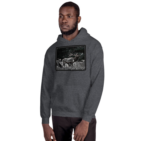 Wyoming Elk Hoodie