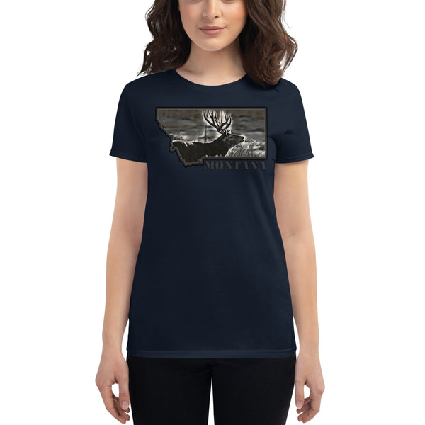 Montana Mule Deer Women's T-Shirt