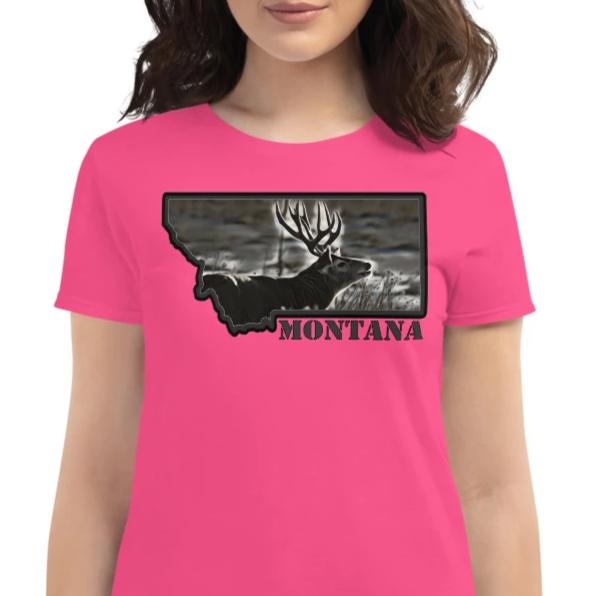 Montana Mule Deer Women's T-Shirt