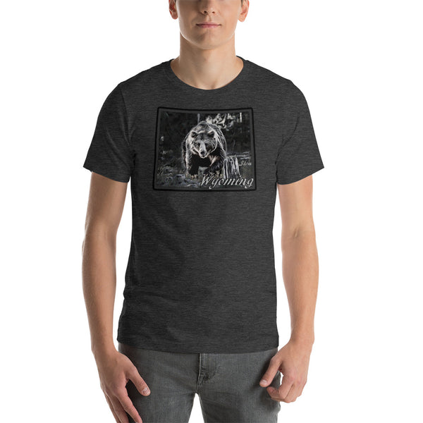 Wyoming Bear Hunting Short-Sleeve T-Shirt